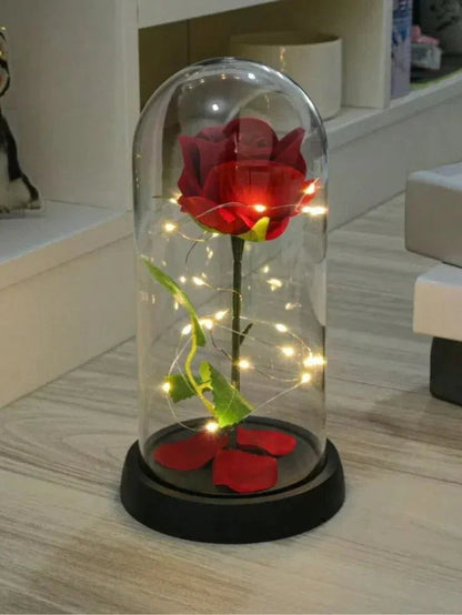 Rose Lamp Romantic LED Light – Luxury Valentine & Anniversary Gift